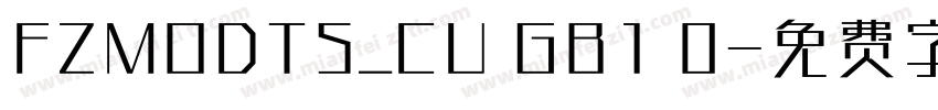FZMODTS_CU GB1 0字体转换